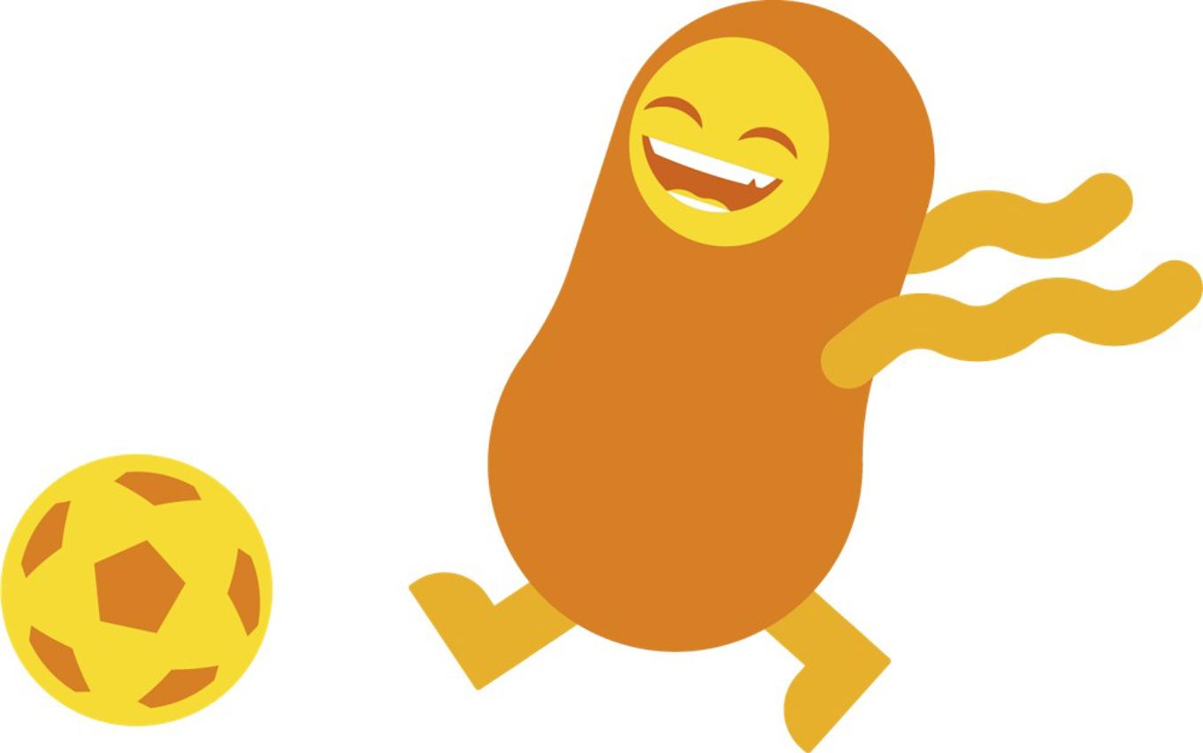 AKSlogofigur med fotball