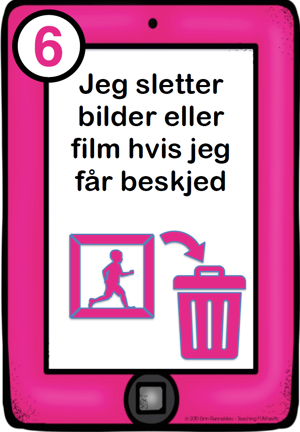 et rosa og hvitt skilt